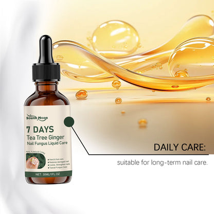 Nail Fungus Treatment Liquid Repair Damaged Foot Strengthen Cuticle Nourishing Tea Tree Ginger Anti Infection Nail Care Solution
