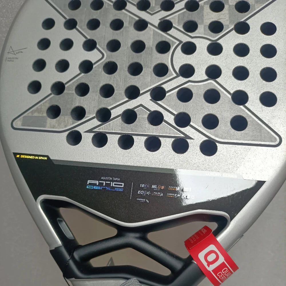 X-ONE-Carbon Fiber Paddle Raquete De Tênis, Núcleo Redondo Forma Para Iniciantes, Raquete Sem Capa Saco, 3K 12K 18K 2023-2025