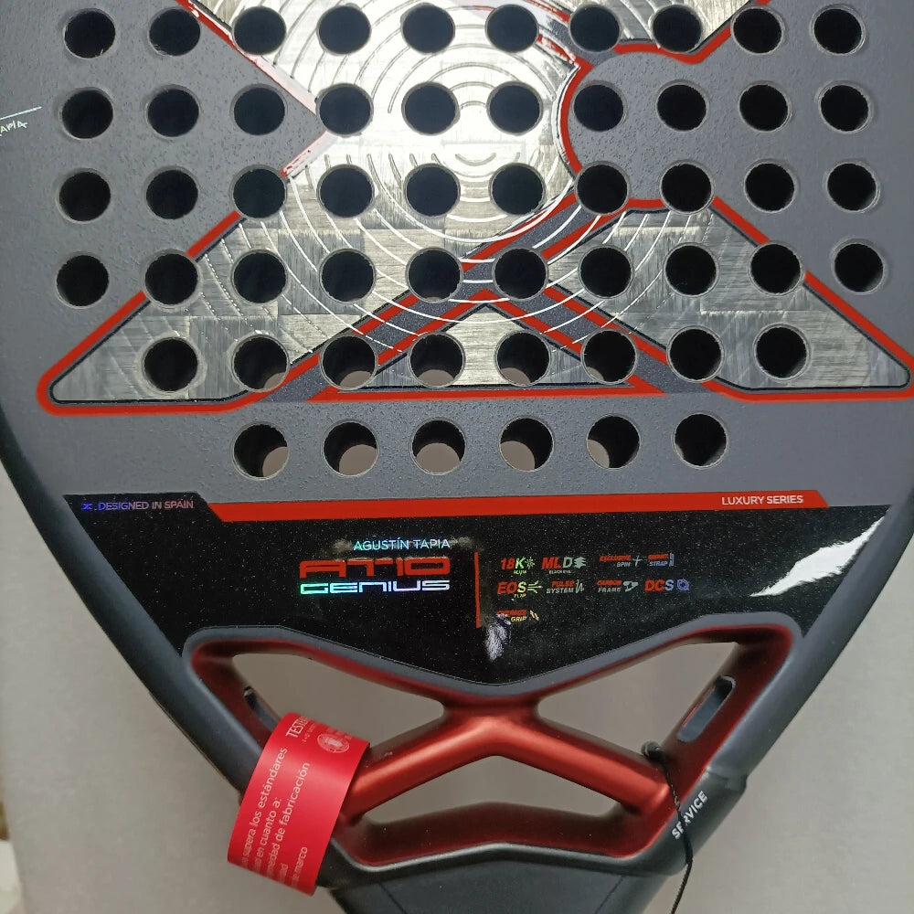 X-ONE-Carbon Fiber Paddle Raquete De Tênis, Núcleo Redondo Forma Para Iniciantes, Raquete Sem Capa Saco, 3K 12K 18K 2023-2025
