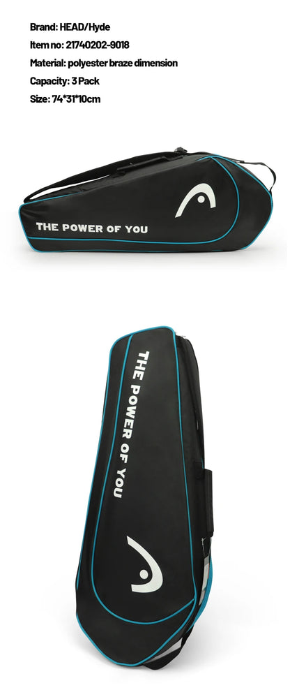 Tennis bag, multifunctional and convenient sports racket bag, large capacity single shoulder diagonal cross fitness bag