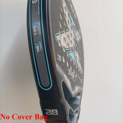 X-ONE-Carbon Fiber Paddle Raquete De Tênis, Núcleo Redondo Forma Para Iniciantes, Raquete Sem Capa Saco, 3K 12K 18K 2023-2025