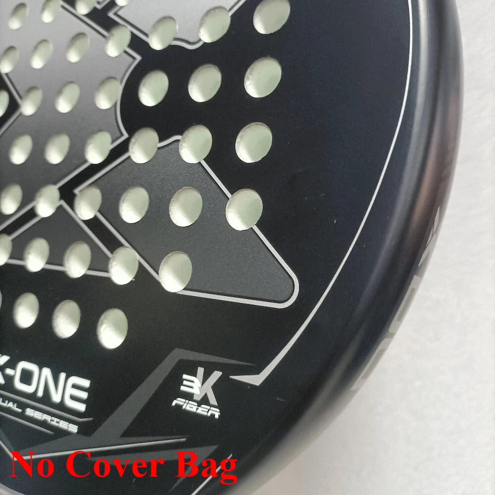 X-ONE-Carbon Fiber Paddle Raquete De Tênis, Núcleo Redondo Forma Para Iniciantes, Raquete Sem Capa Saco, 3K 12K 18K 2023-2025