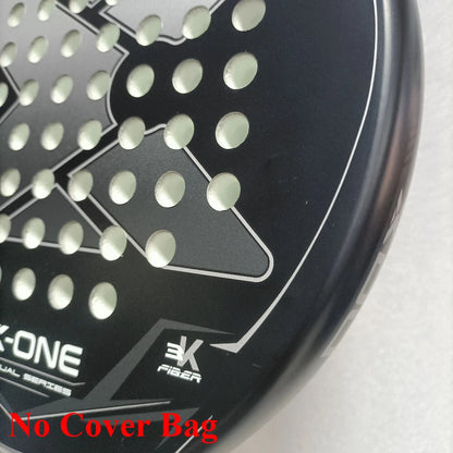X-ONE-Carbon Fiber Paddle Raquete De Tênis, Núcleo Redondo Forma Para Iniciantes, Raquete Sem Capa Saco, 3K 12K 18K 2023-2025