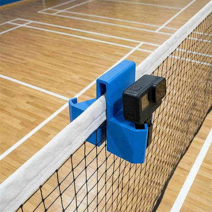 Secure Tennis Net Mount for Recording & Streaming - Heavy-Duty Clip Holder Attaches to Net Post or Fence, Perfect Hands-Free