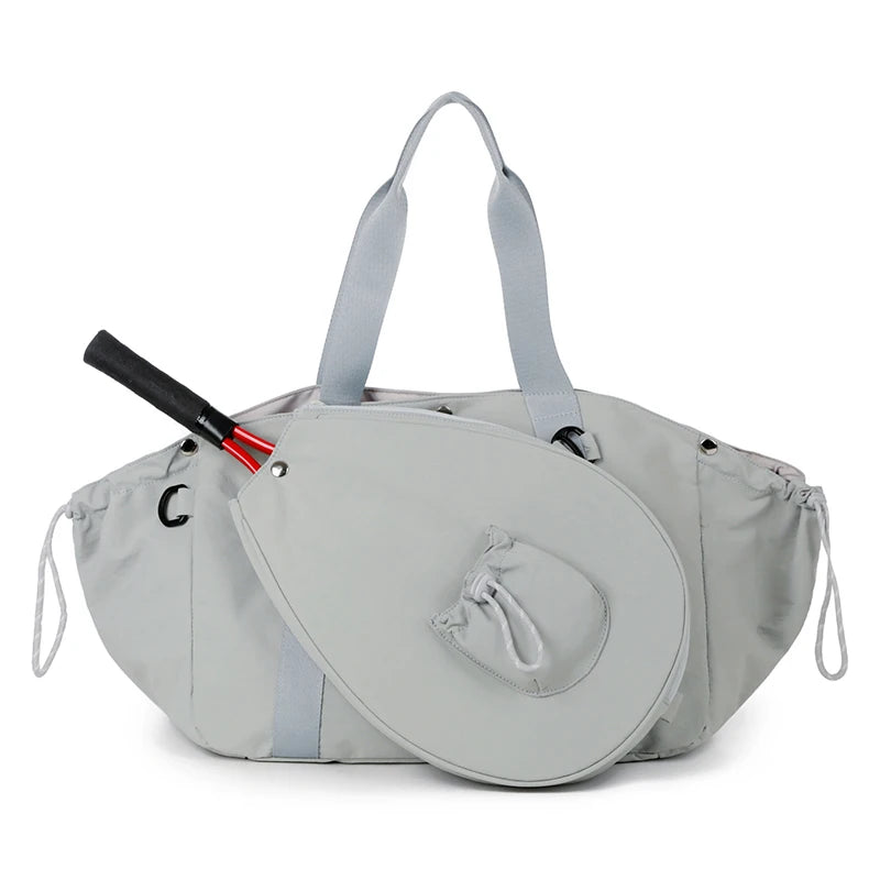 Detachable Tennis & Badminton Bag  Large Capacity Sports Duffel, Waterproof Shoulder Gym Bag for Outdoor, Travel, Fitness