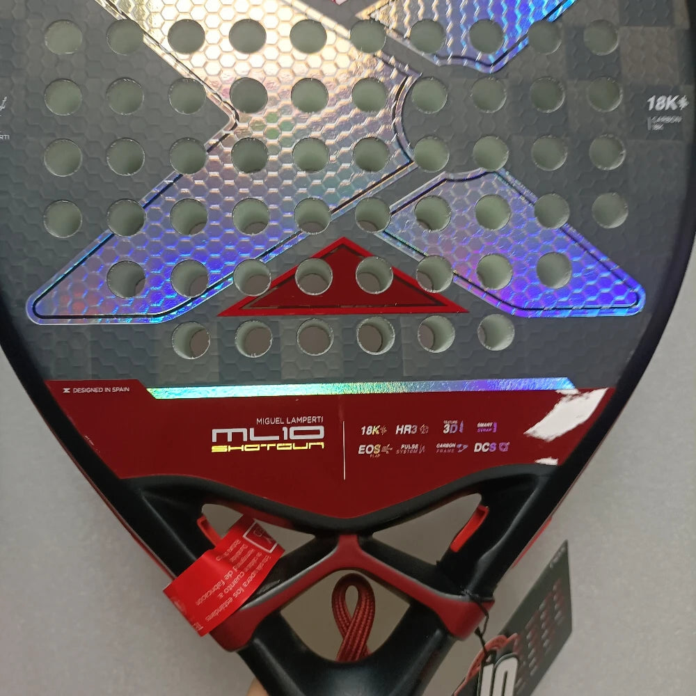 X-ONE-Carbon Fiber Paddle Raquete De Tênis, Núcleo Redondo Forma Para Iniciantes, Raquete Sem Capa Saco, 3K 12K 18K 2023-2025