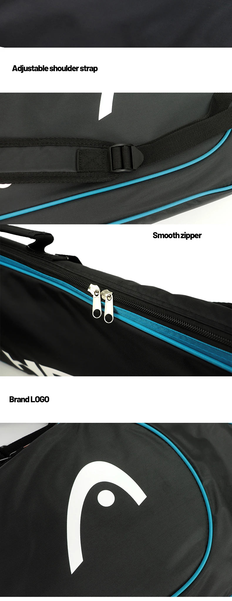 Tennis bag, multifunctional and convenient sports racket bag, large capacity single shoulder diagonal cross fitness bag