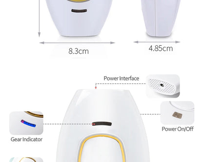 Body Bikini IPL 500,000 Flash Depilator Pulses Permanent Laser Epilator Painless For Women Hair Removal Home Use Devices