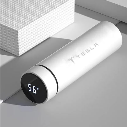Car 500ml Intelligent Temperature Display Insulating Cup For Tesla Model 3 Model Y Model S Model X Auto Interior Accessories
