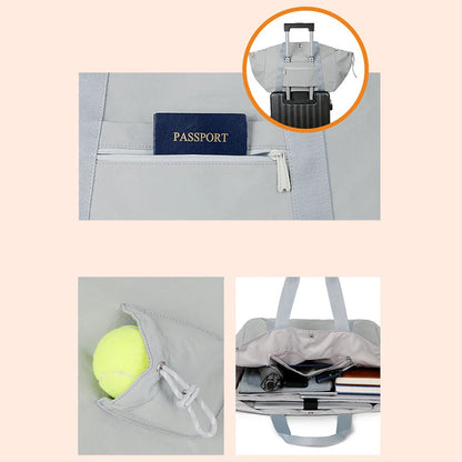 Detachable Tennis & Badminton Bag  Large Capacity Sports Duffel, Waterproof Shoulder Gym Bag for Outdoor, Travel, Fitness