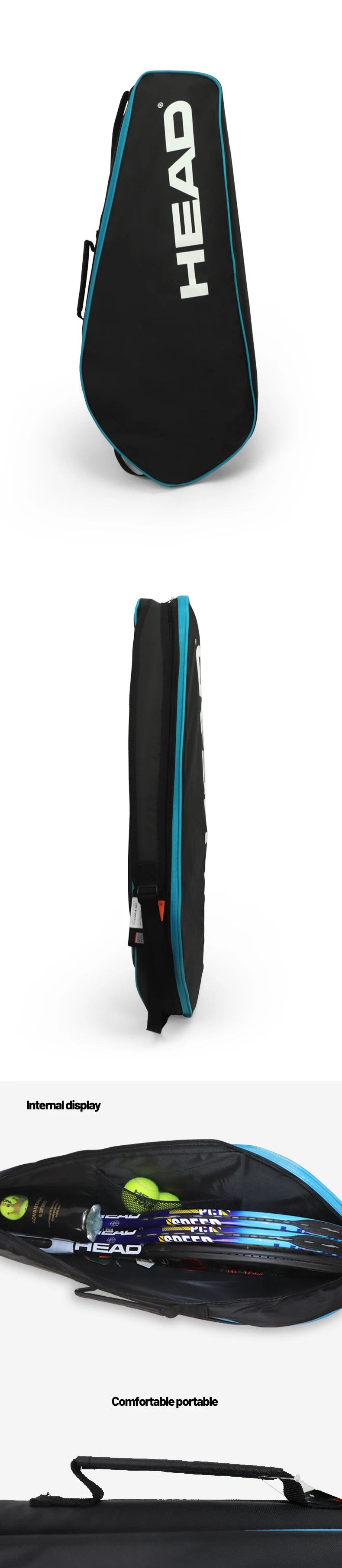 Tennis bag, multifunctional and convenient sports racket bag, large capacity single shoulder diagonal cross fitness bag