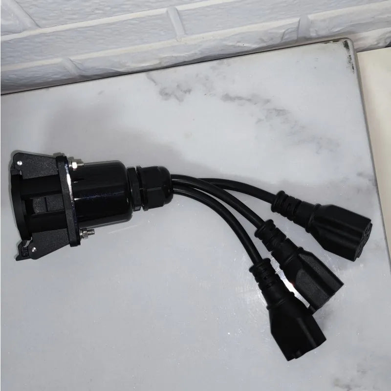Type 1 SAE J1772 to Socket NEMA 5-15 AC 220V Charger Station Discharger Connector Adapter EVSE Plug for RV Camper Electric Scoot