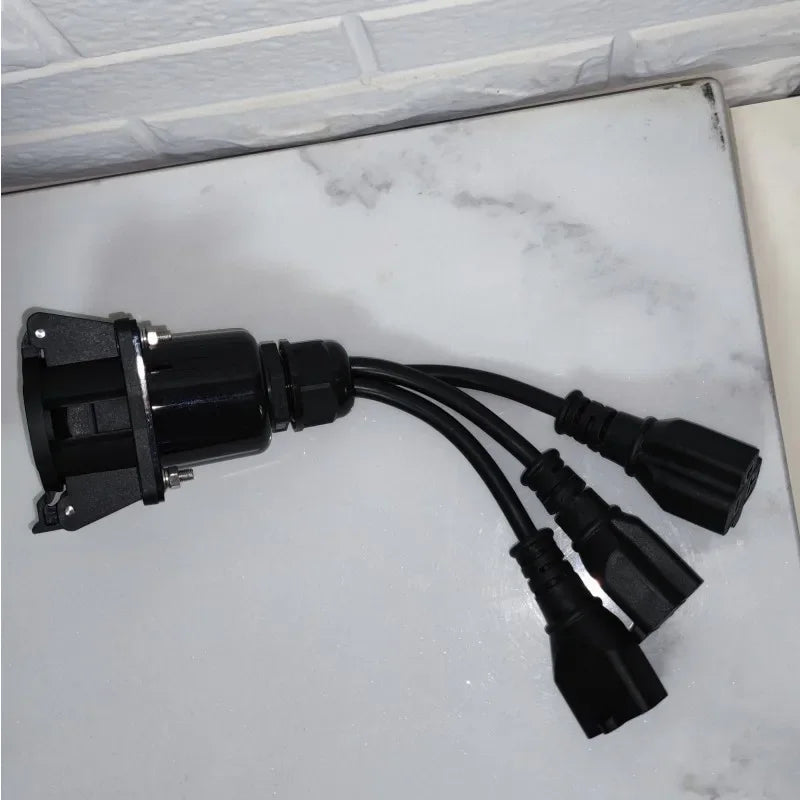 Type 1 SAE J1772 to Socket NEMA 5-15 AC 220V Charger Station Discharger Connector Adapter EVSE Plug for RV Camper Electric Scoot