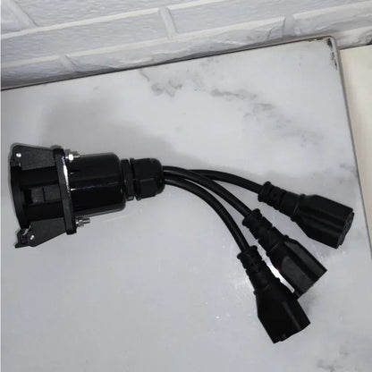 Type 1 SAE J1772 to Socket NEMA 5-15 AC 220V Charger Station Discharger Connector Adapter EVSE Plug for RV Camper Electric Scoot