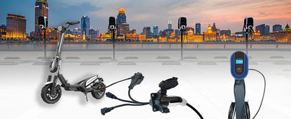 Type 1 SAE J1772 to Socket NEMA 5-15 AC 220V Charger Station Discharger Connector Adapter EVSE Plug for RV Camper Electric Scoot