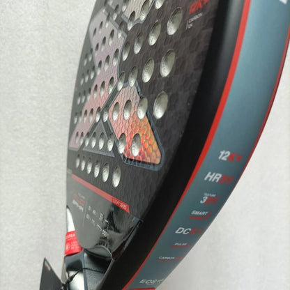 X-ONE-Carbon Fiber Paddle Raquete De Tênis, Núcleo Redondo Forma Para Iniciantes, Raquete Sem Capa Saco, 3K 12K 18K 2023-2025