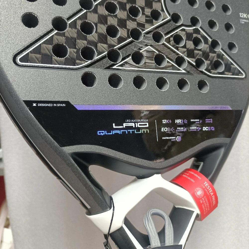 X-ONE-Carbon Fiber Paddle Raquete De Tênis, Núcleo Redondo Forma Para Iniciantes, Raquete Sem Capa Saco, 3K 12K 18K 2023-2025