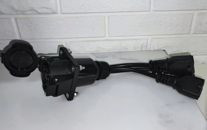Type 1 SAE J1772 to Socket NEMA 5-15 AC 220V Charger Station Discharger Connector Adapter EVSE Plug for RV Camper Electric Scoot