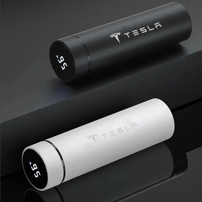 Car 500ml Intelligent Temperature Display Insulating Cup For Tesla Model 3 Model Y Model S Model X Auto Interior Accessories