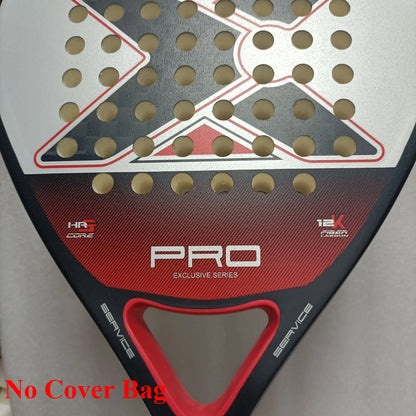 X-ONE-Carbon Fiber Paddle Raquete De Tênis, Núcleo Redondo Forma Para Iniciantes, Raquete Sem Capa Saco, 3K 12K 18K 2023-2025