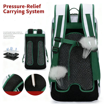 Tennis Backpack For Sport Convertible Padel Badminton Squash Pickleball Bag With Shoe Compartment, Laptop Sleeve,Fence Hook